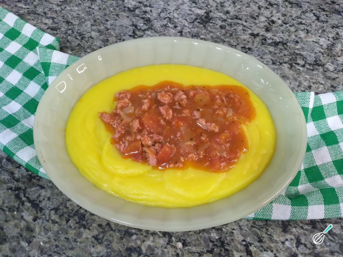 Receita de Polenta de micro-ondas