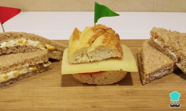 Receita de Lanche vegetariano para crianças