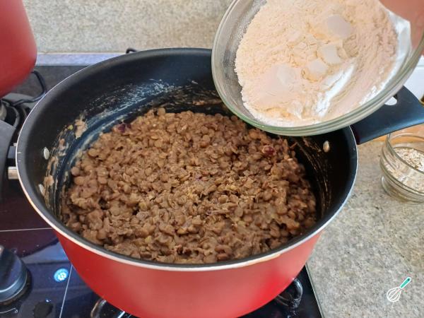 Receita de Rocambole de lentilha - Passo 4