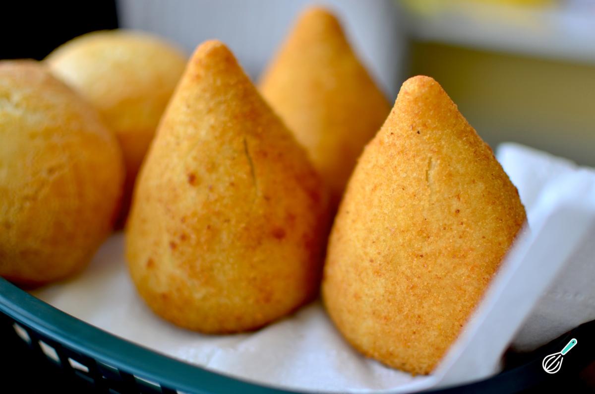 Receita de Coxinha de farinha de arroz (sem glúten)