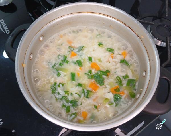 Receita de Arroz com legumes - Passo 5
