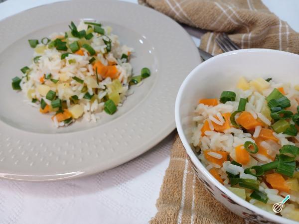 Receita de Arroz com legumes - Passo 6