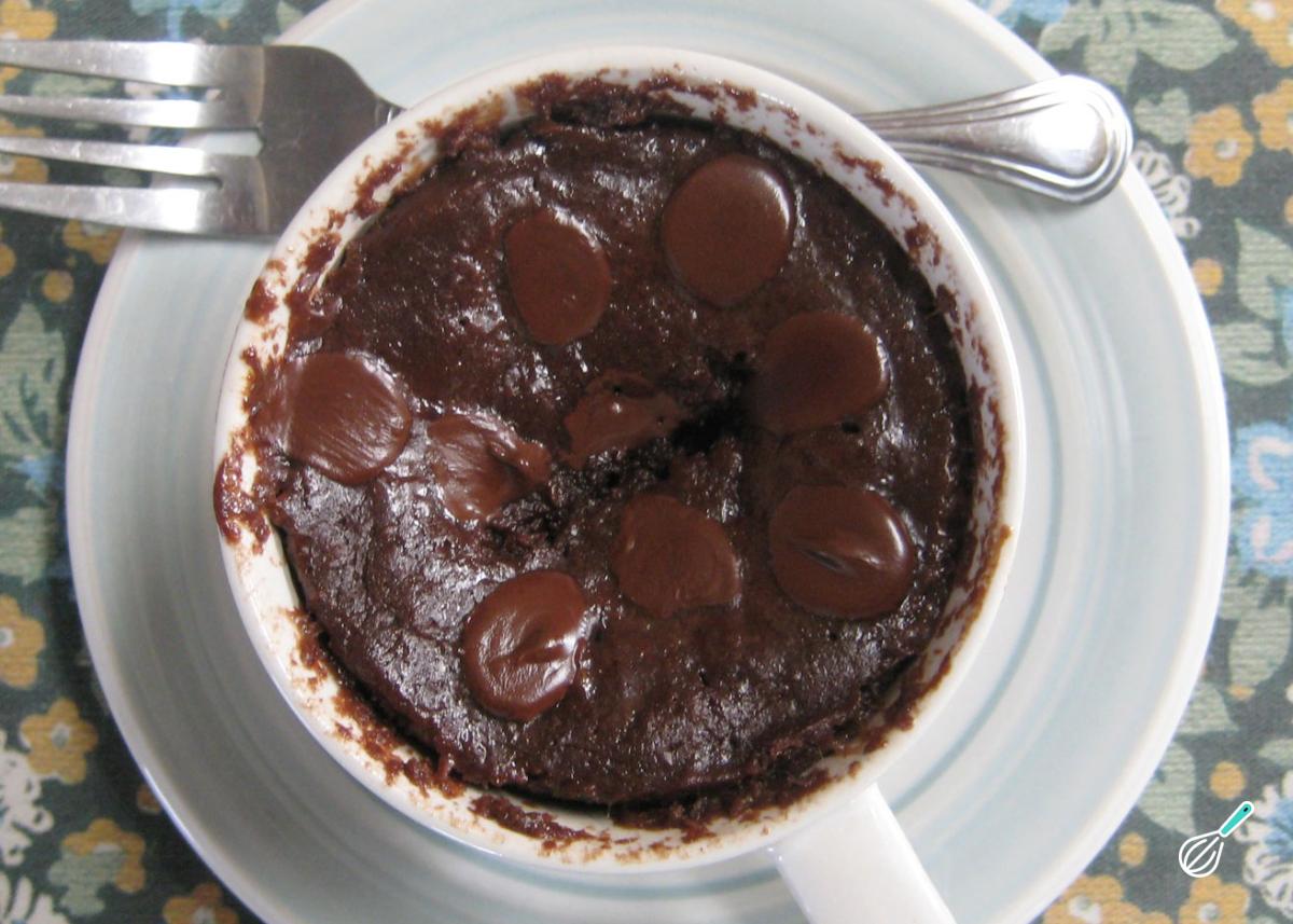 Receita de Bolo low carb de caneca