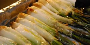 Calçots no forno