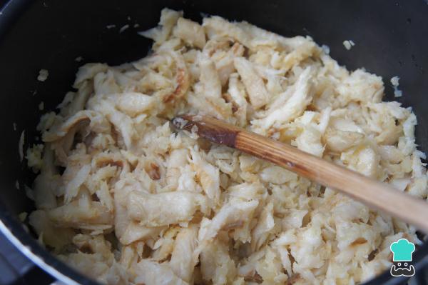 Receita de Salada de bacalhau com grão - Passo 2