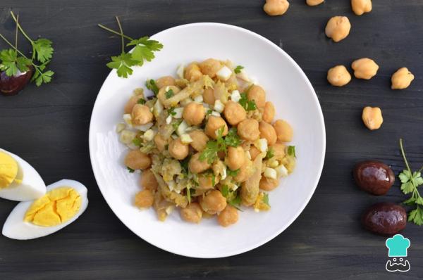 Receita de Salada de bacalhau com grão - Passo 4