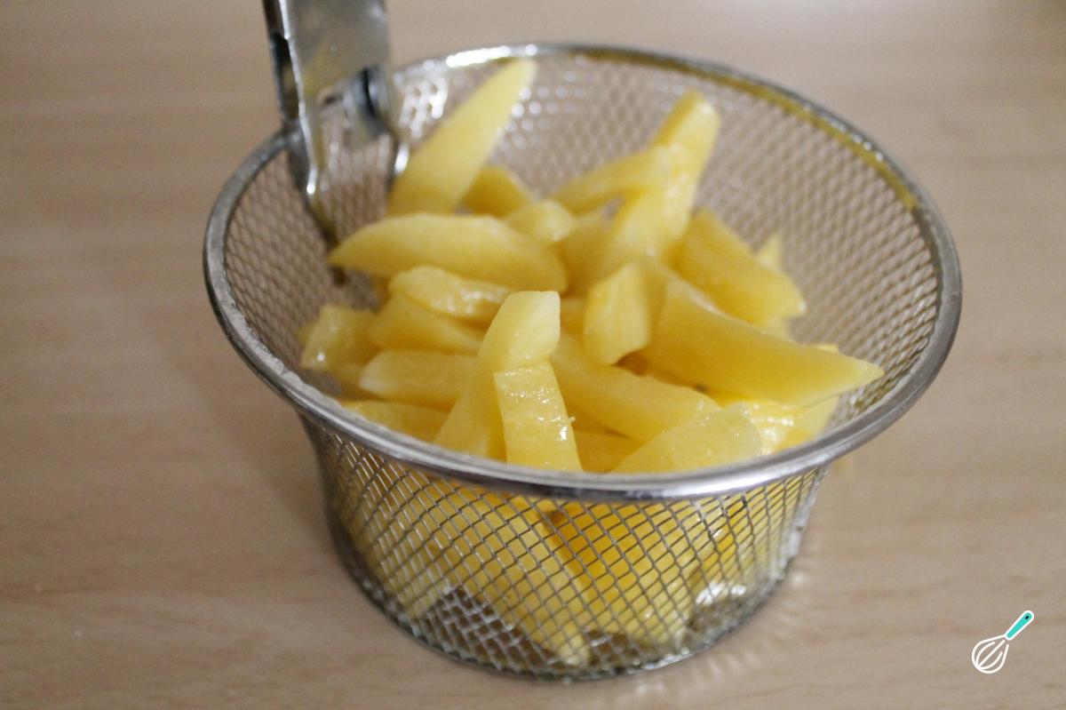 Receita de Batata palito frita no microondas