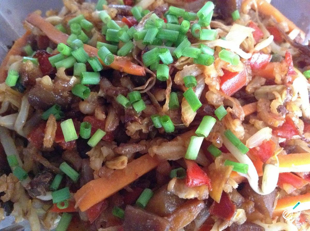 Receita de Arroz frito tailandês