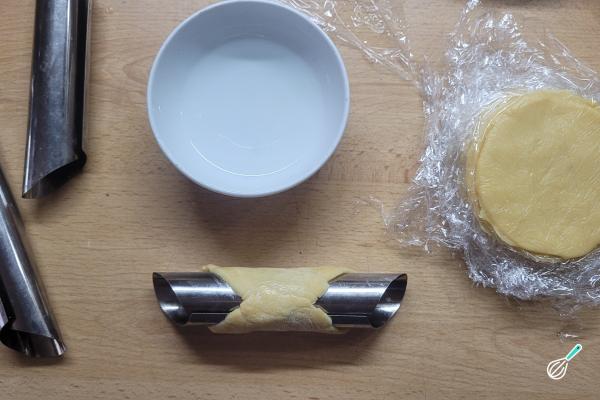 Receita de Cannoli com massa de pastel - Passo 3