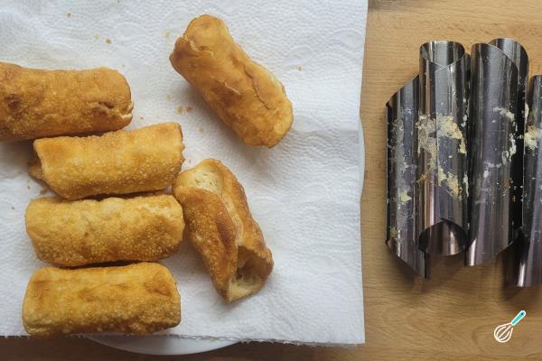 Receita de Cannoli com massa de pastel - Passo 8