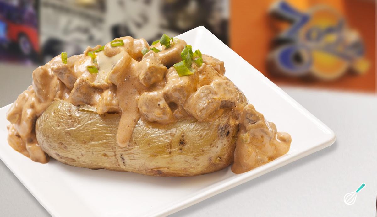 Receita de Batata recheada com frango