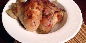 Frango com laranja no forno