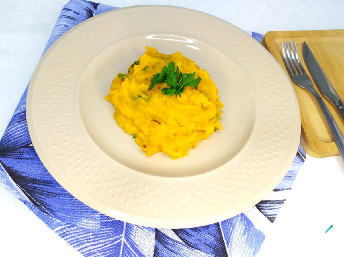 Receita de Purê de abóbora cabotiá