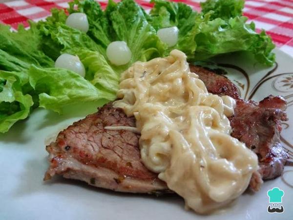 Receita de Bife acebolado com maionese - Passo 5