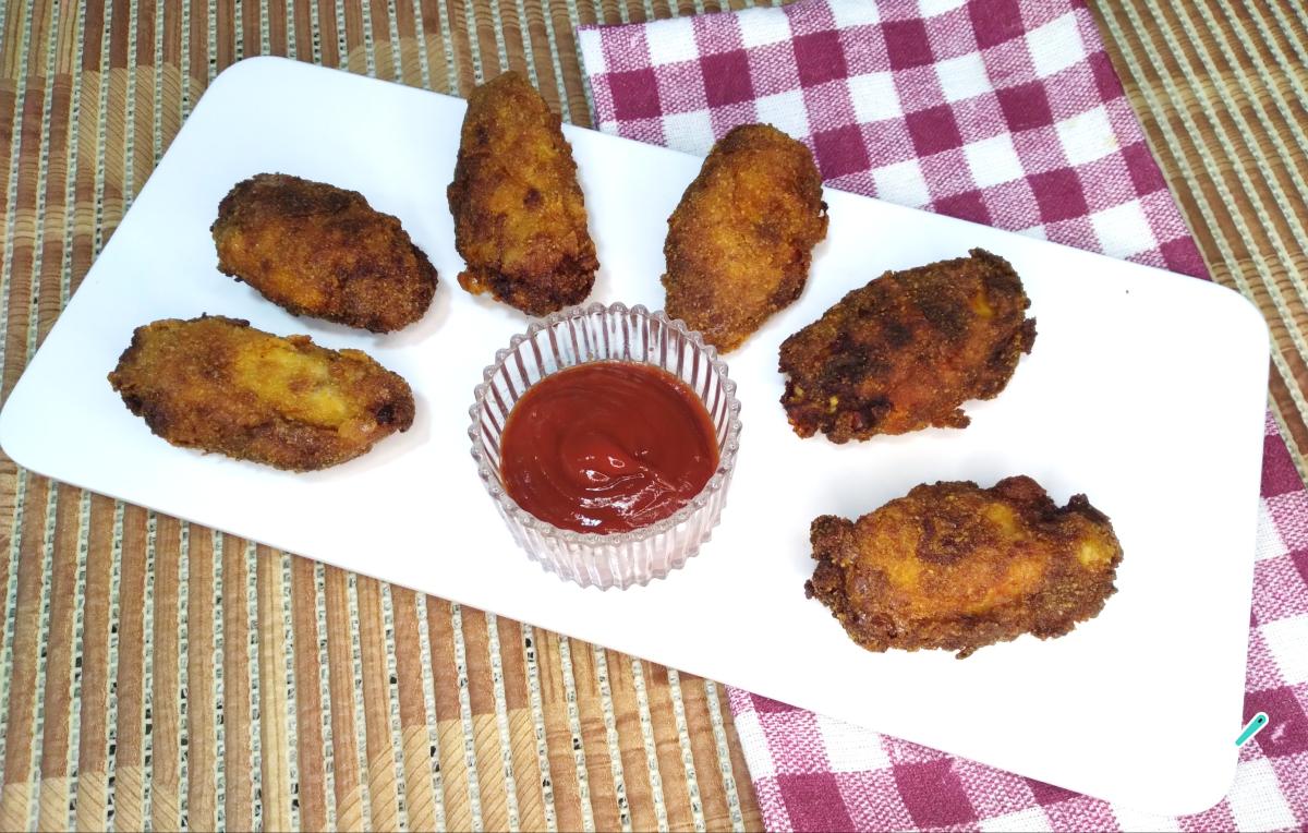 Receita de Tulipa de frango frita