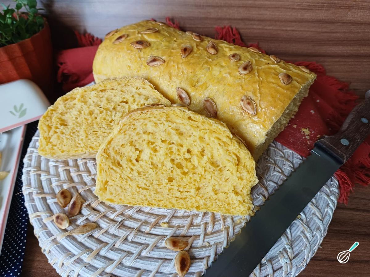 Receita de Pão de abóbora