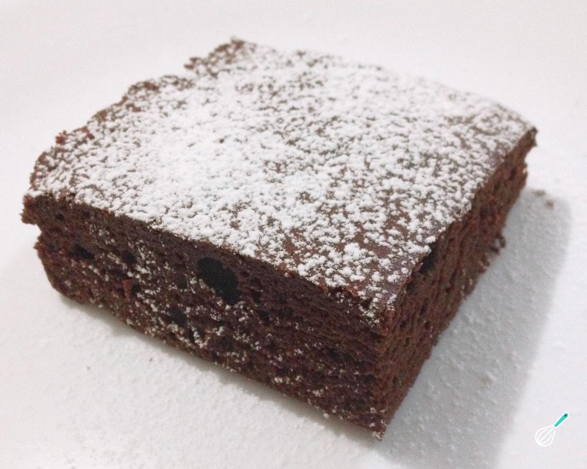 Receita de Brownie de chocolate simples e fofinho