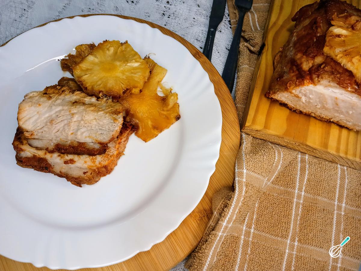 Receita de Lombo assado com abacaxi