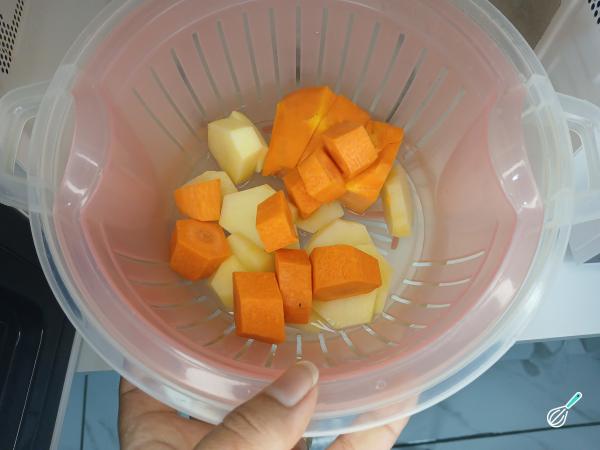 Receita de Queijo cheddar vegano - Passo 2