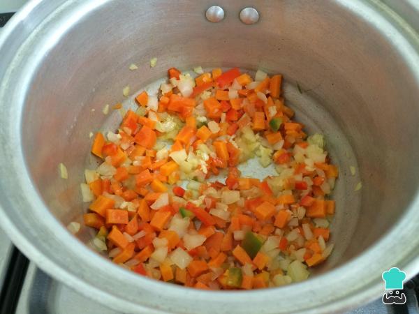 Receita de Carne moída com legumes - Passo 2