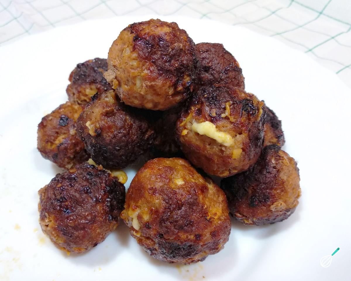 Receita de Bolinho de carne moída na AirFryer
