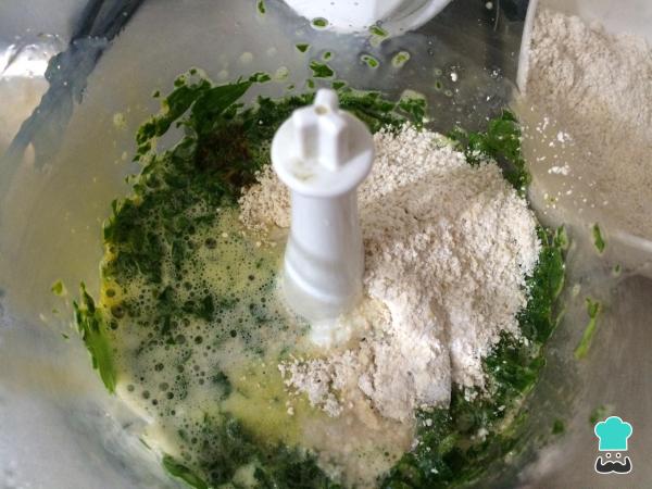 Receita de Panqueca de espinafre simples - Passo 3