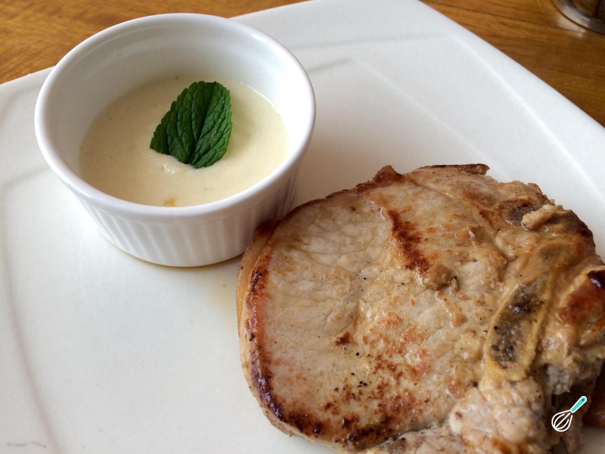 Receita de Bisteca de porco com molho de pera