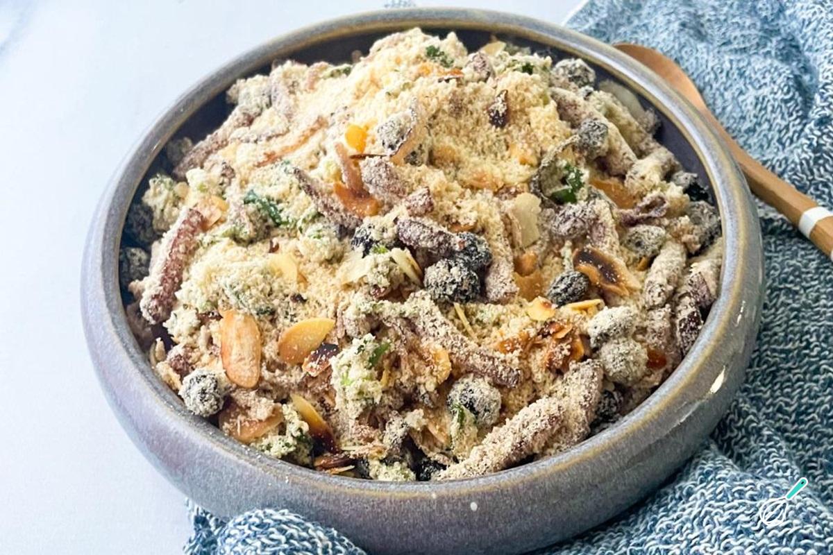 Receita de Farofa de Natal com passas