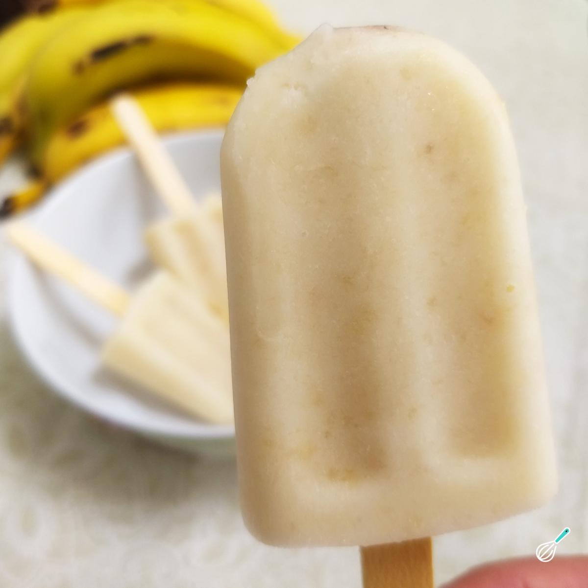 Receita de Picolé de banana cremoso