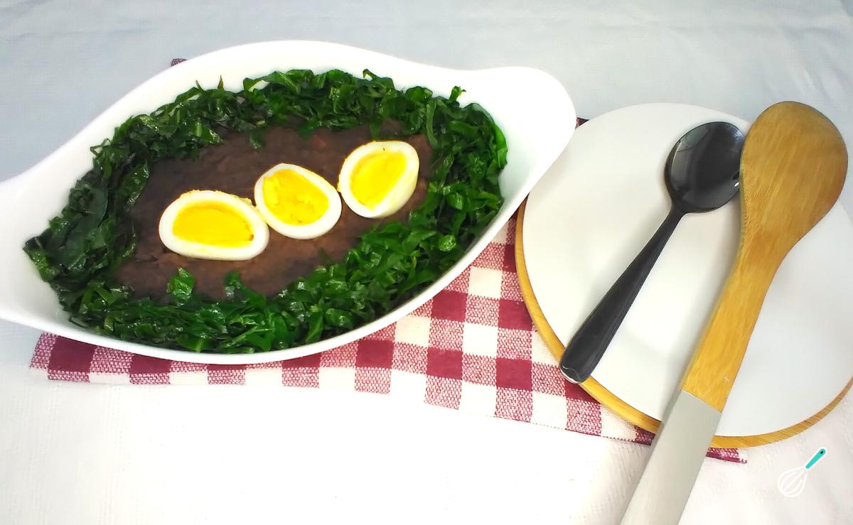 Receita de Tutu de feijão com couve