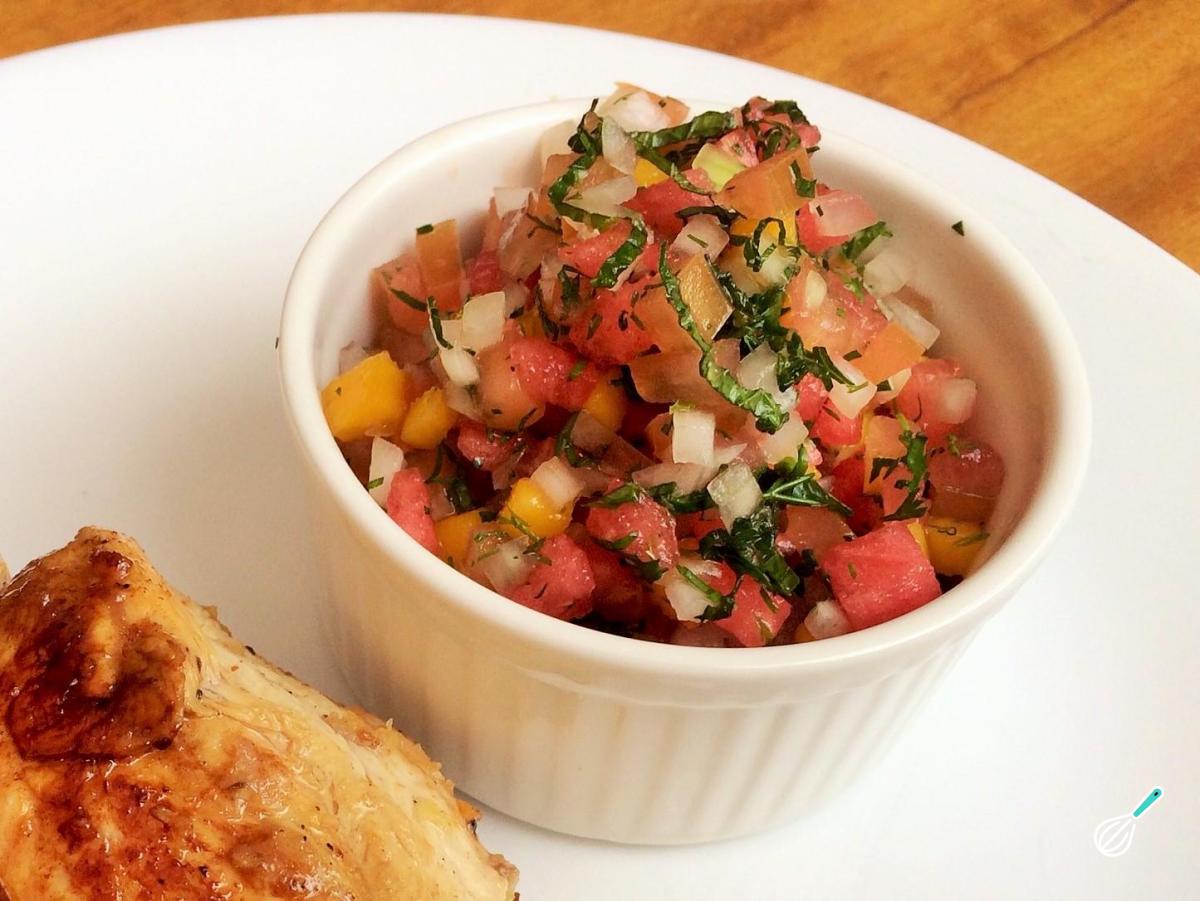 Receita de Pico de gallo tropical