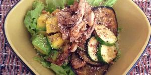 Receita de Salada de frango e abacate