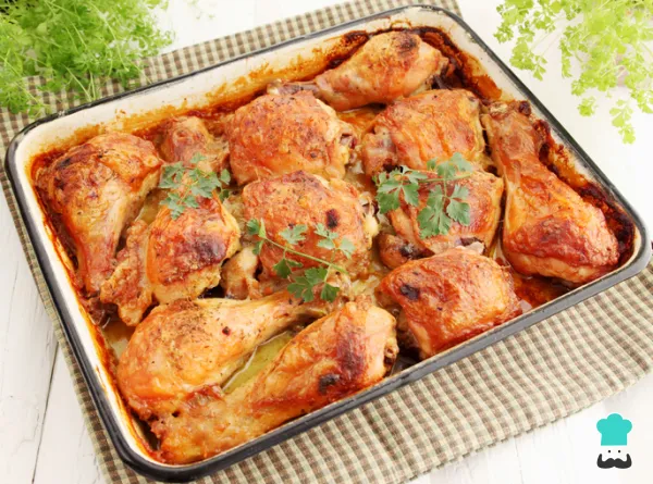 Coxa de Frango Assada com Maionese ao Forno Coxa de Frango Assada com Maionese ao Forno