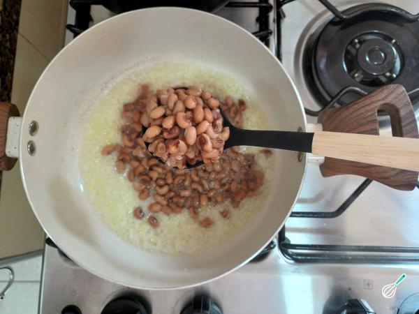 Receita de Feijão verde cremoso - Passo 4