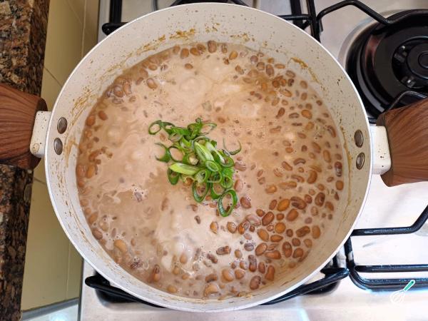 Receita de Feijão verde cremoso - Passo 7