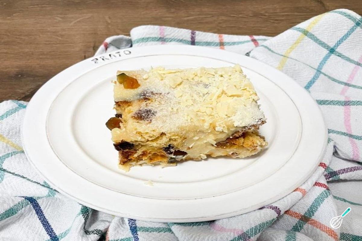 Receita de Pavetone na travessa