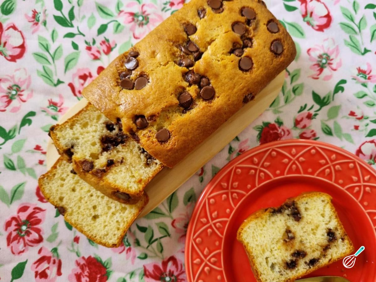 Receita de Bolo com gotas de chocolate