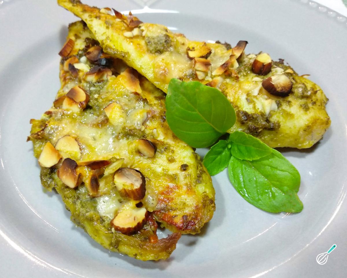 Receita de Filé de peixe ao molho pesto