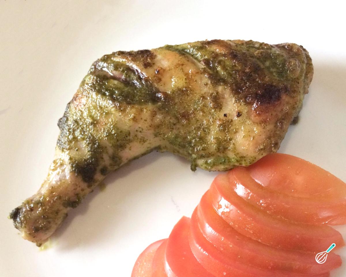 Receita de Coxa e sobrecoxa assada no forno