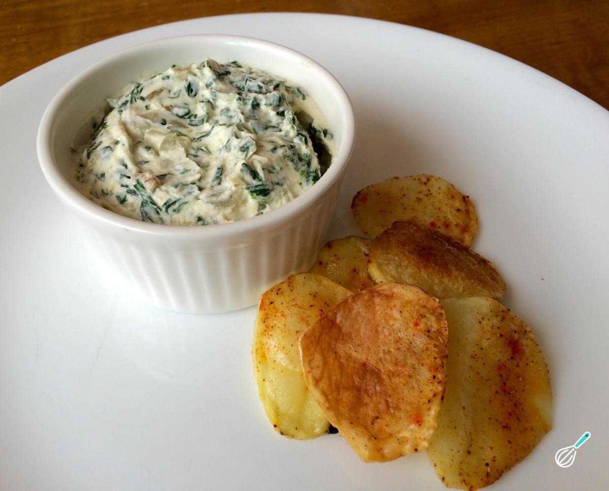 Receita de Dip de espinafre e alcachofra