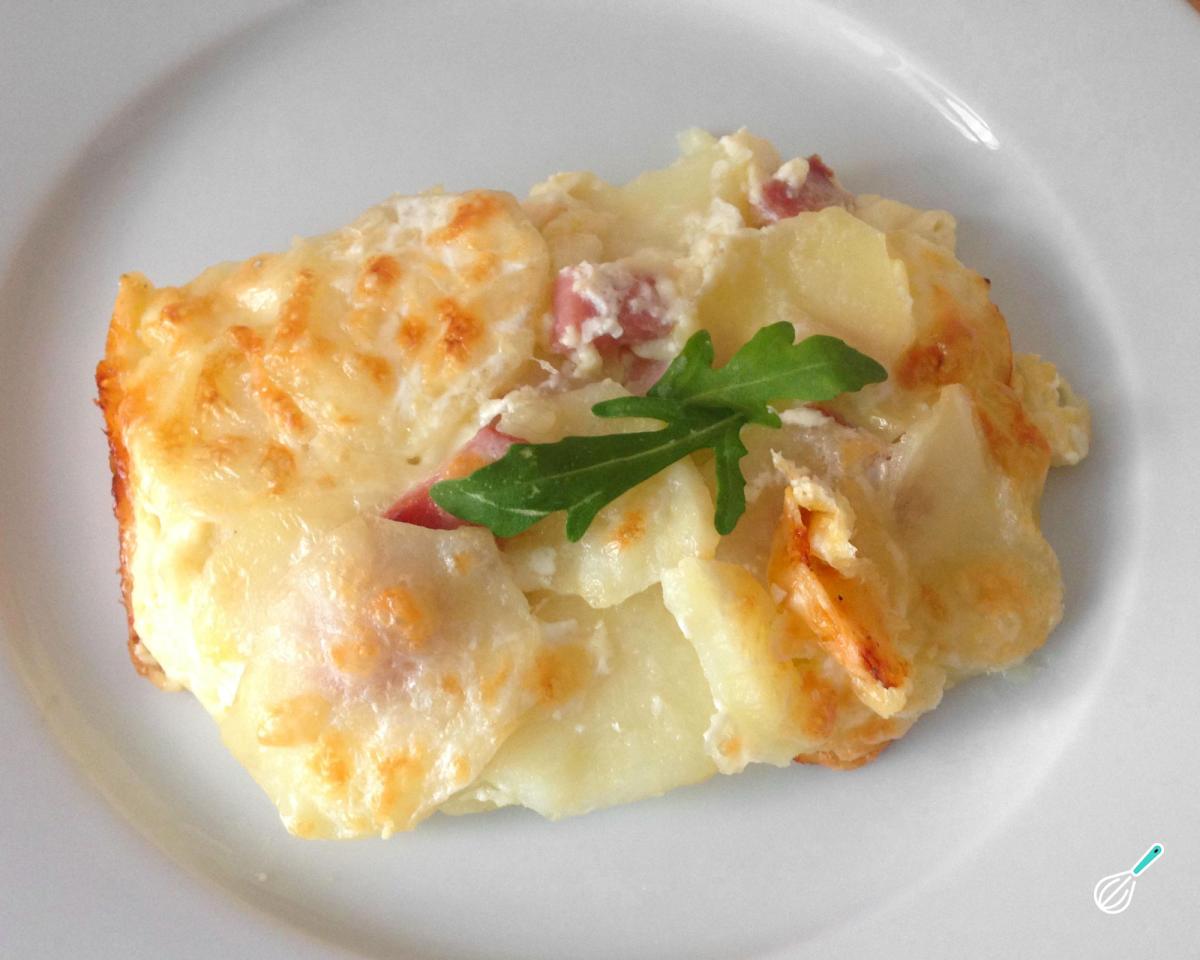 Receita de Batata doce gratinada com bacon