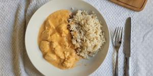 Receita de Strogonoff de frango com queijo