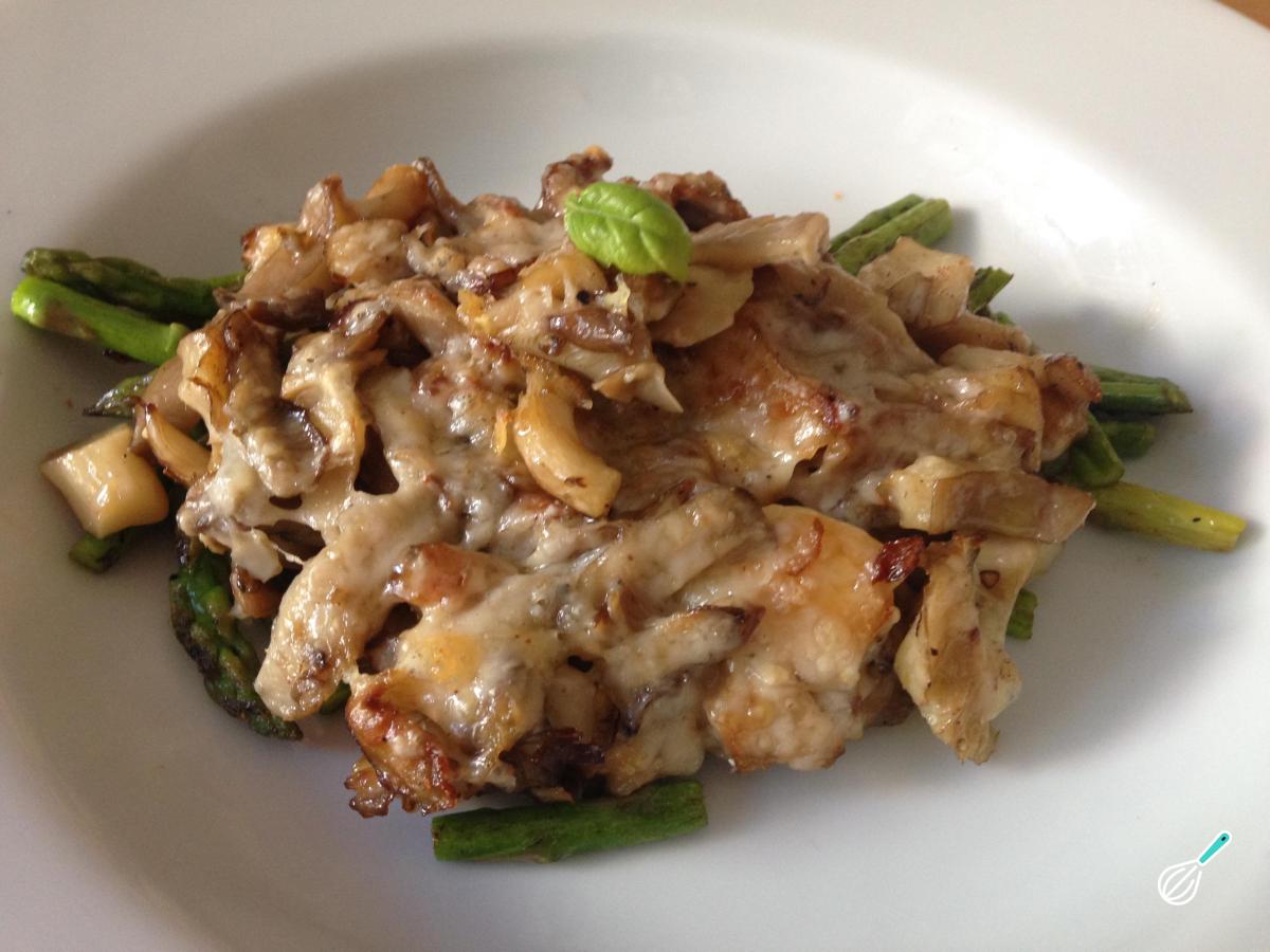 Receita de Cogumelos gratinados com queijo