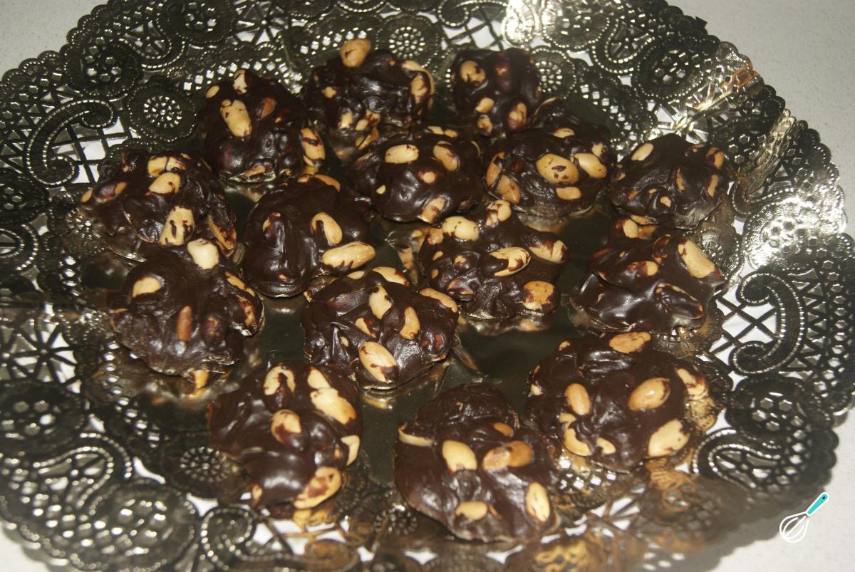 Receita de Rapadura de chocolate com amendoim