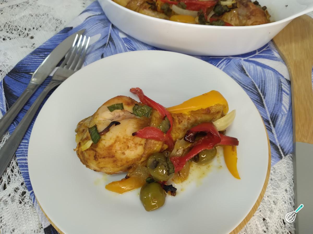 Receita de Frango à espanhola