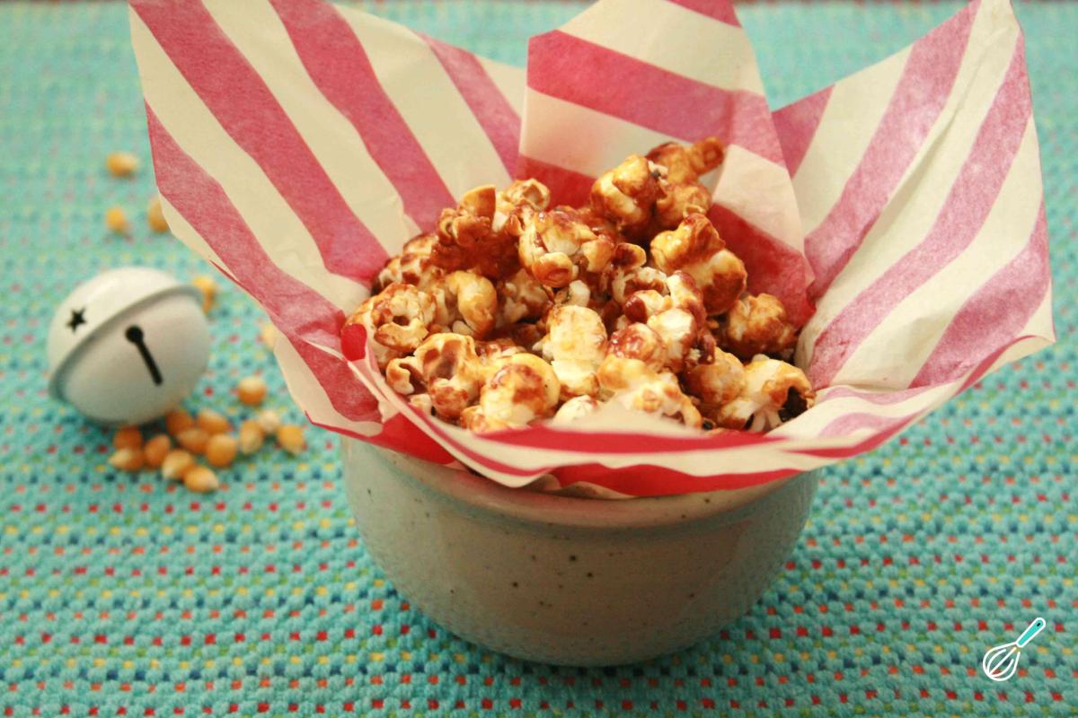 Receita de Pipoca doce caramelada na frigideira