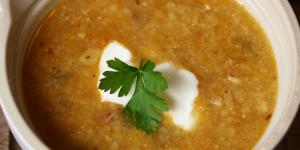 Receita de Sopa creme de grão de bico