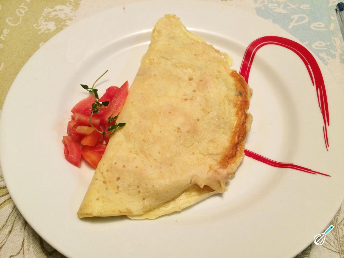 Receita de Omelete de tapioca