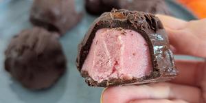 Receita de Bombom de sorvete