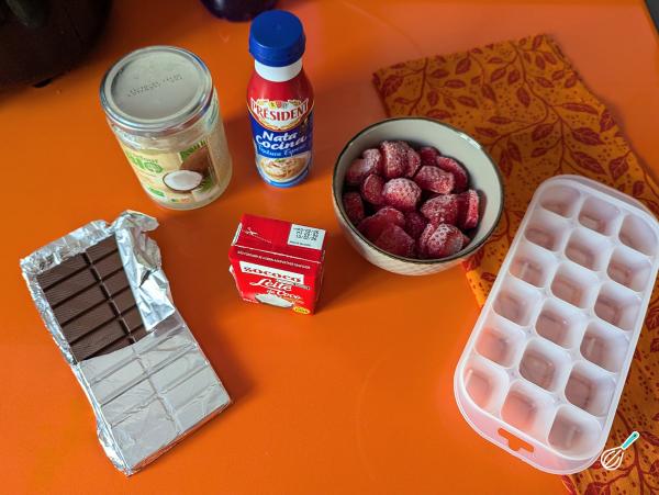 Receita de Bombom de sorvete - Passo 1